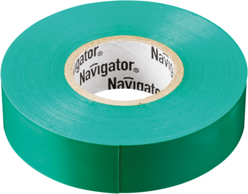 Изолента ПВХ 15мм (рул.20м) зел. NIT-B15-20/G | Код. 71106 | Navigator